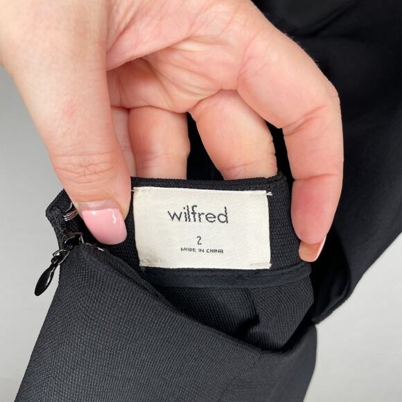 Aritzia Wilfred Ecoulement Sleeveless Cropped Wide Leg Tie Back Jumpsuit Size 2 - Picture 14 of 14